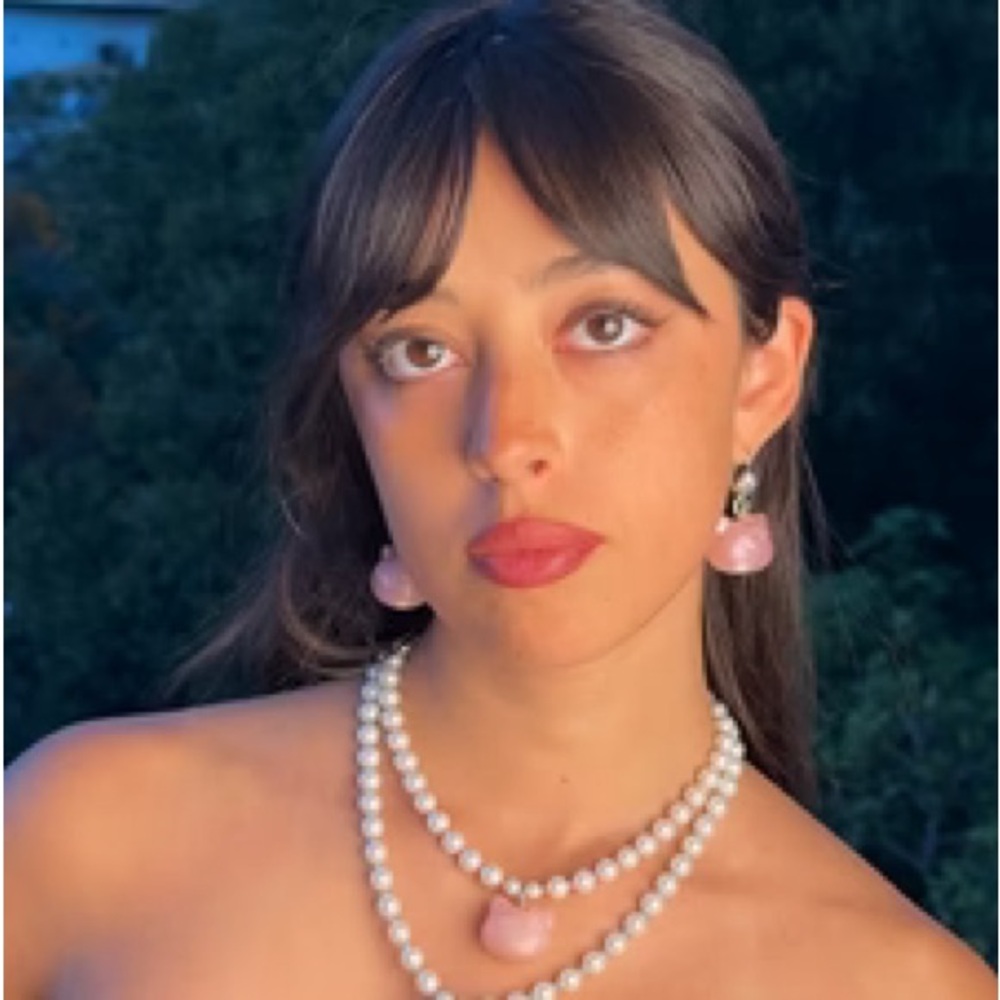 Tarina Tarantino x Hello Kitty Pink Head Bauble Pearl Necklace - Picture 14 of 14